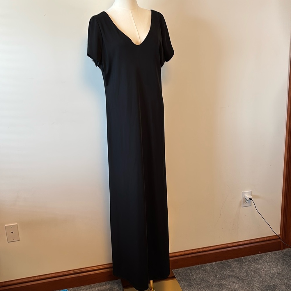 Teddi evening Maxi dress black size 16